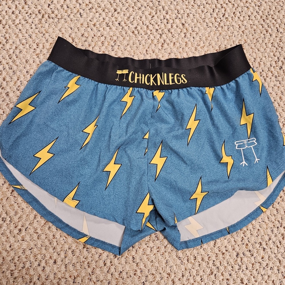 ChicknLegs Blue Lightning Women's Bike Shorts